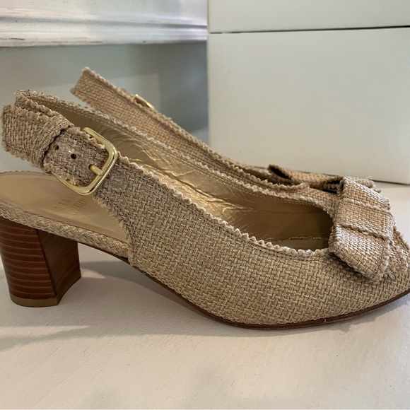 STUART WEITZMAN Tweed Bow Kitten Heel - Picture 4 of 6
